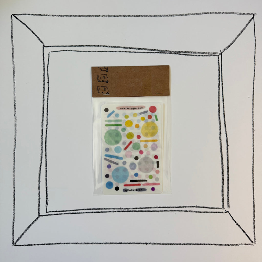 [GIFT ME] Gift Bundle, Semi Clear Planner Sticker Sheets