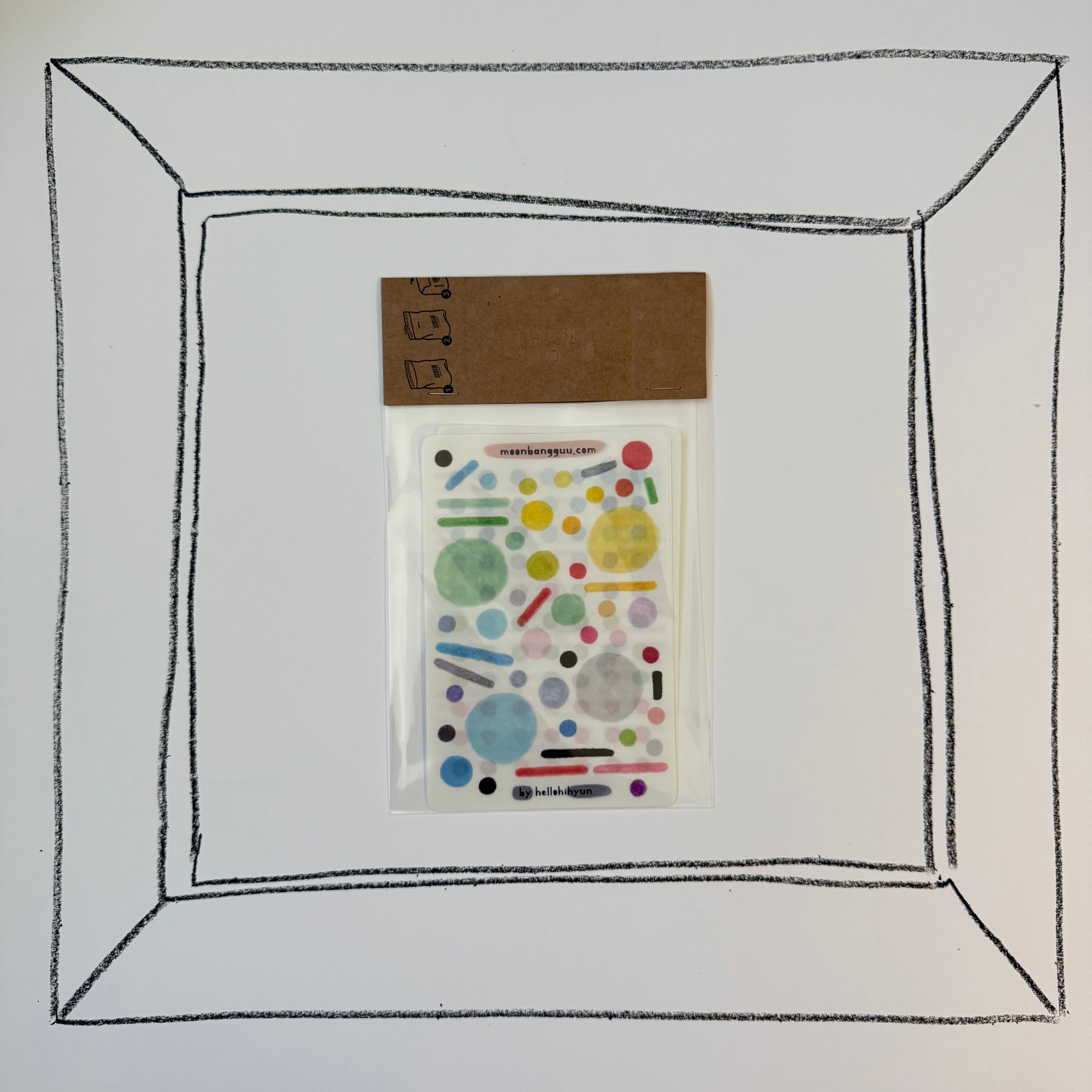 [GIFT ME] Gift Bundle, Semi Clear Planner Sticker Sheets