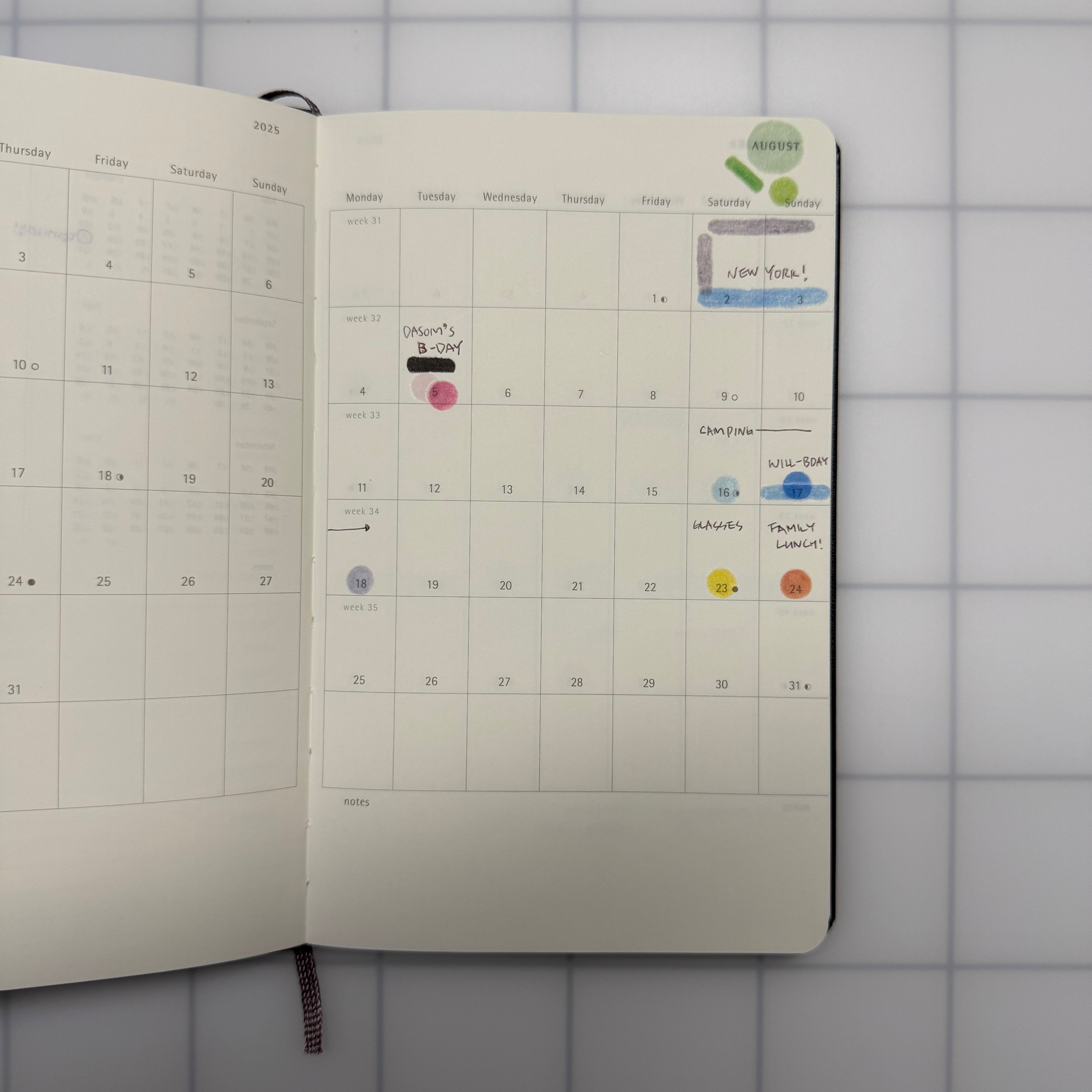 [FLIGHT play] Semi Clear Planner Sticker Sampler Sheet