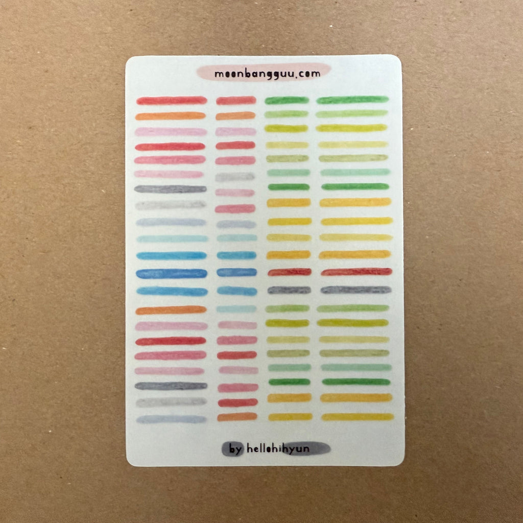 [GIFT ME] Gift Bundle, Semi Clear Planner Sticker Sheets