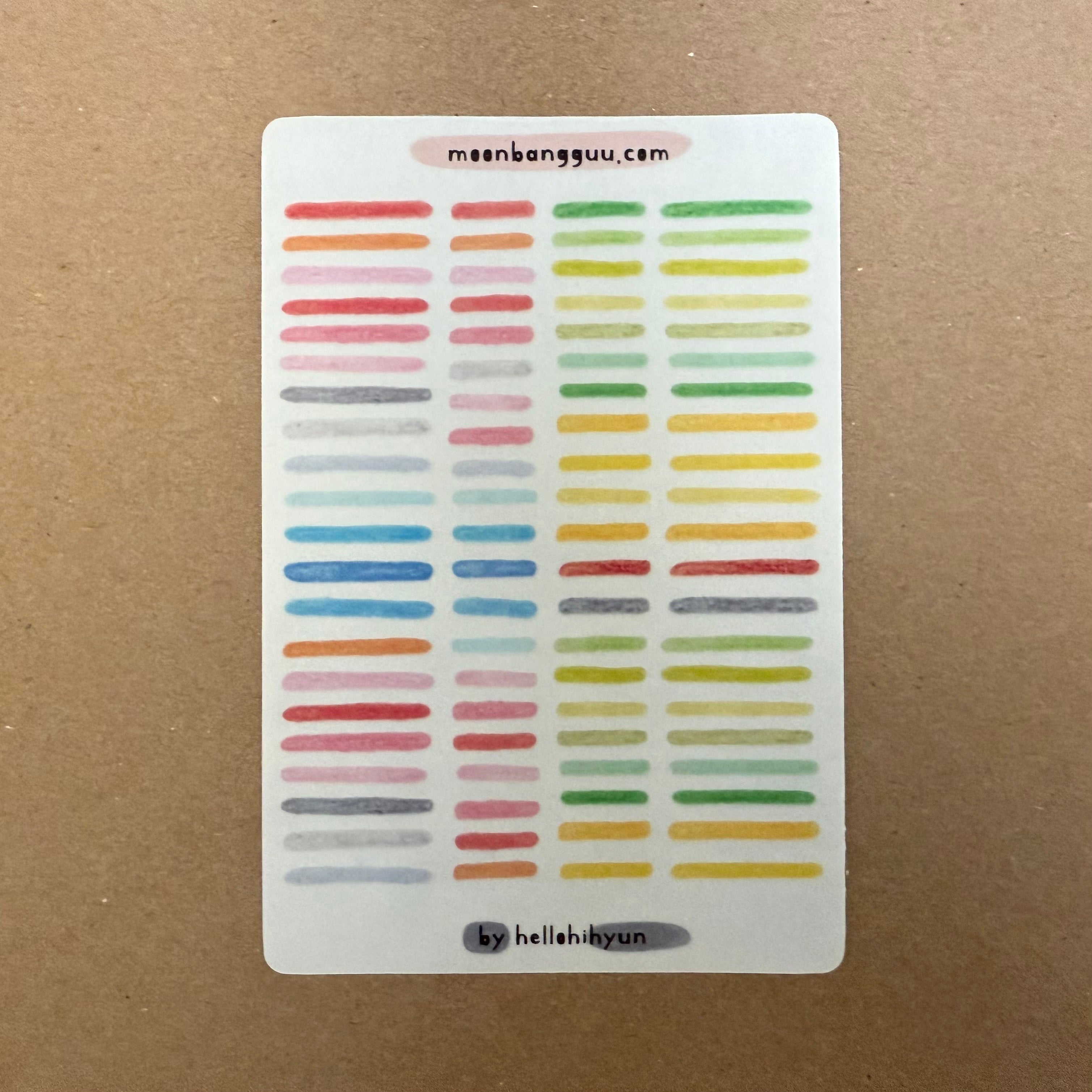 [GIFT ME] Gift Bundle, Semi Clear Planner Sticker Sheets